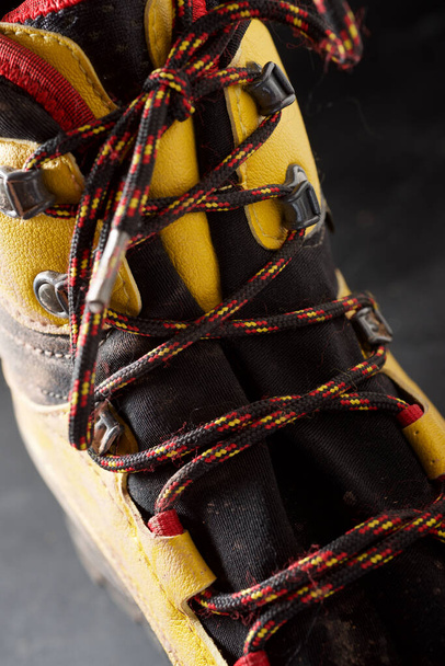 Close-up of a boot for mountaineering. - Photo, Image