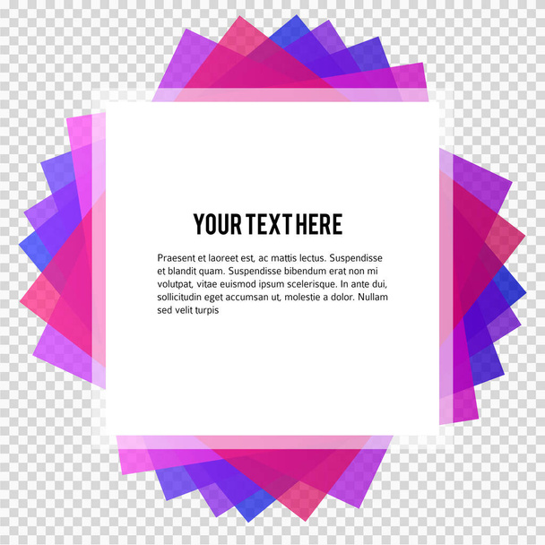 Abstract geometric frame border background. Design elements for cover page magazine, business flyer or poster. Gorgeous graphic pattern frame borders. Vector illustration eps 10 - Вектор, зображення