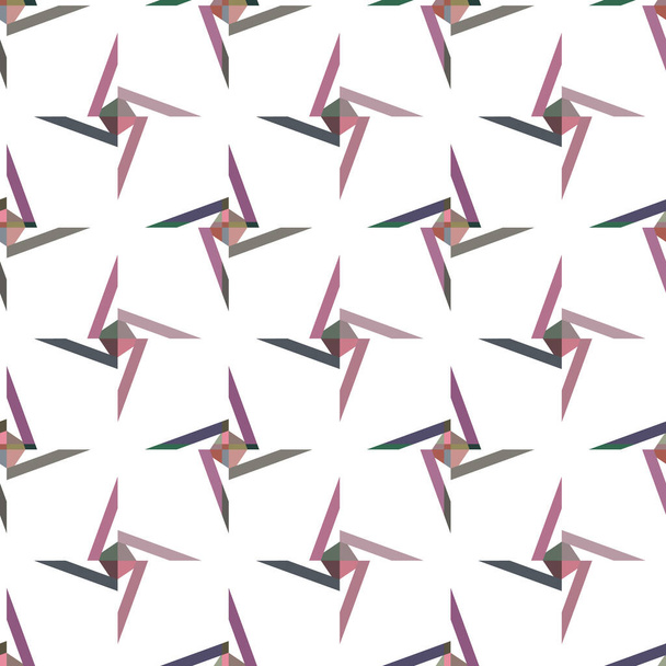 padrão sem costura com formas geométricas abstratas - Vetor, Imagem