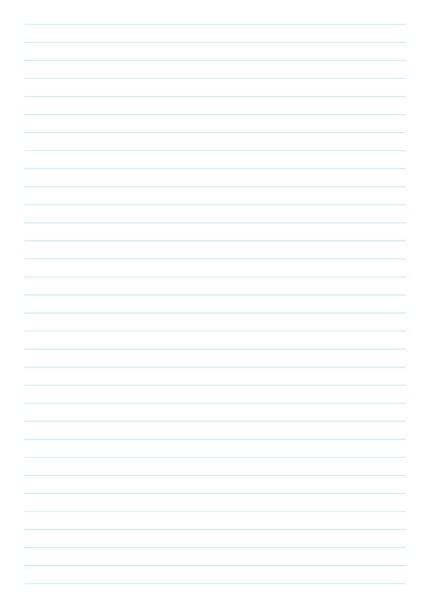 Sheet of blue lines on a white background. Perfect for planner, notebook, school, print. - Vector, Image