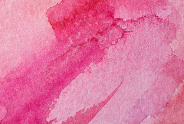 Magenta Paper Texture. Background, pink watercolor splash hand drawn - Foto, immagini