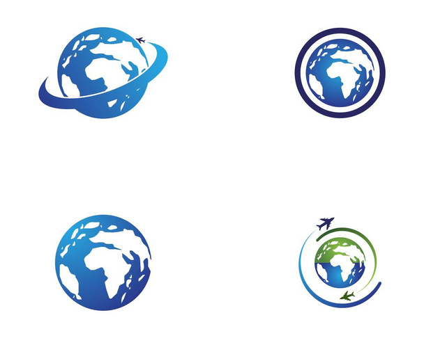 Logo vettoriale globo terra - Vettoriali, immagini