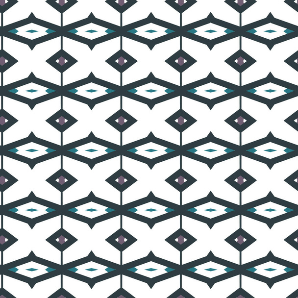 abstract seamless pattern vector illustration with different geometric shapes - Vektor, Bild