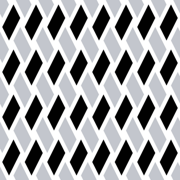 Seamless pattern with oblique black segments - Vector, Image