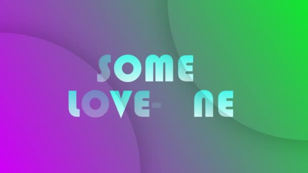 Derin Aşk kavramı, güzel ilham verici kelimeler ve bir mesaj, 3 boyutlu metin animasyonu, 3 boyutlu canlandırma - Video, Çekim