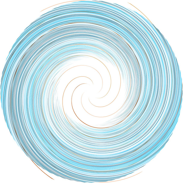 Overlaying abstract Spiral, Swirl, Twirl vector. Volute, helix, cochlear vertigo circular, geometric illustration. Abstract circle - ベクター画像