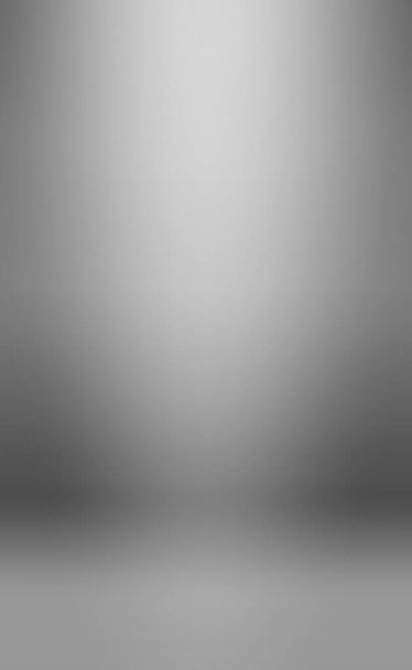 Wit met grijze panoramische studioachtergrond met witte gloed - Vector - Vector, afbeelding