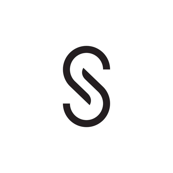 s eredeti betűvektor logó ikon - Vektor, kép