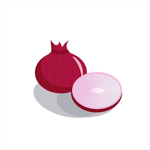 Onion. Illustration for logos and designs. - Vector, Image