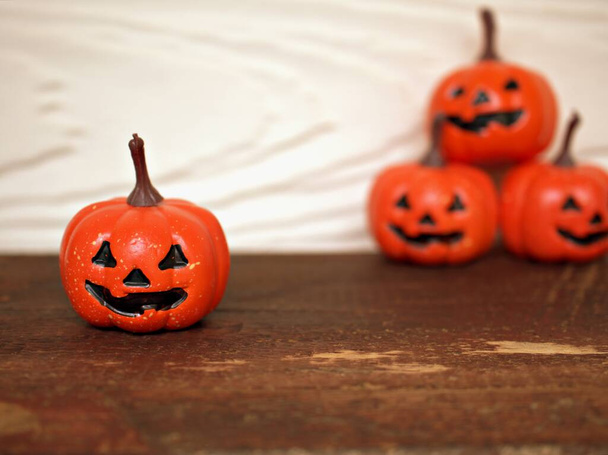 Happy halloween orange pumpkin celebration in 31 october ,for background or wallpaper and card design - Photo, Image
