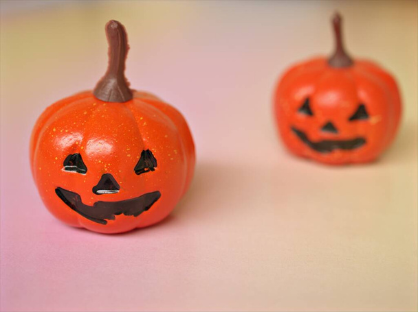 Feliz halloween laranja abóbora celebração em 31 outubro, para fundo ou papel de parede e cartão de design - Foto, Imagem