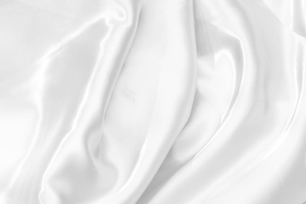 white fabric texture soft blur background - Foto, afbeelding