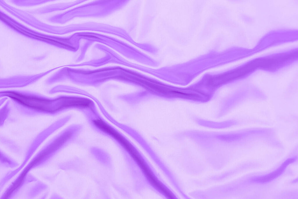 protón púrpura satén textura tela suave difuminación fondo - Foto, Imagen