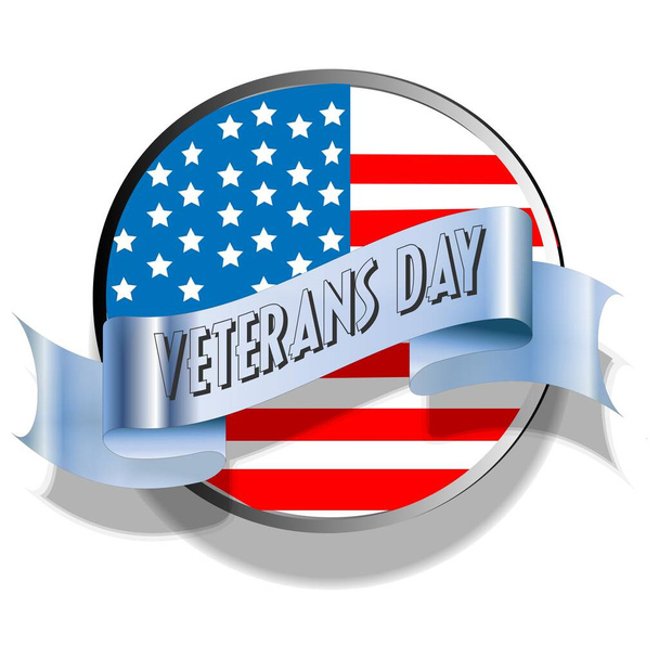 День ветеранів Америки Знак і значок - Вектор, зображення