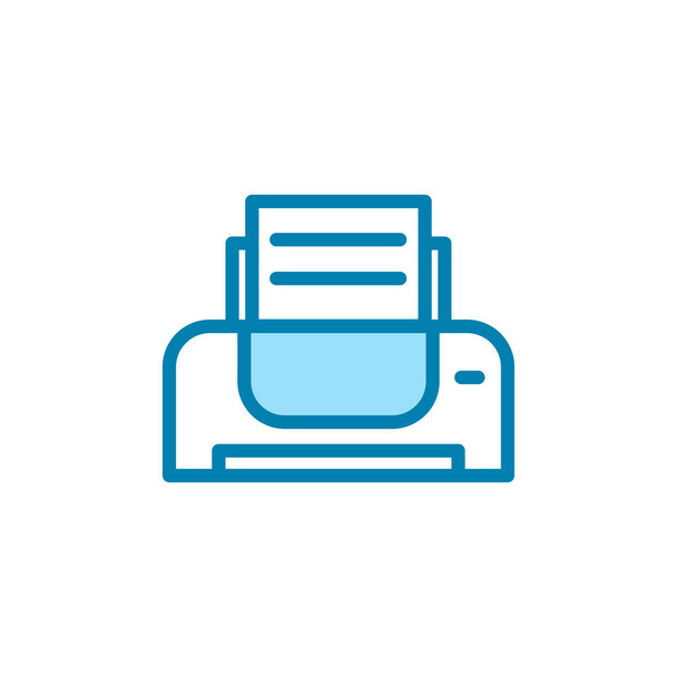 Illustration Vector graphic of printer icon. Fit for printout, office, document, inkjet etc. - Vector, Image