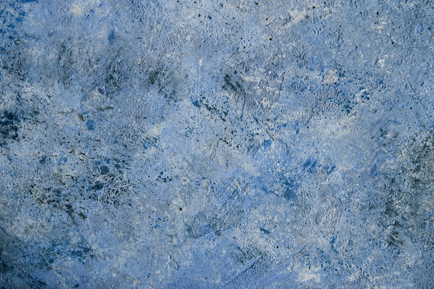 abstract Concrete dark blue black background with scuffs and splashes. Textured hand made wall texture in grunge style with soft focus. Space for text. use for web - Photo, Image