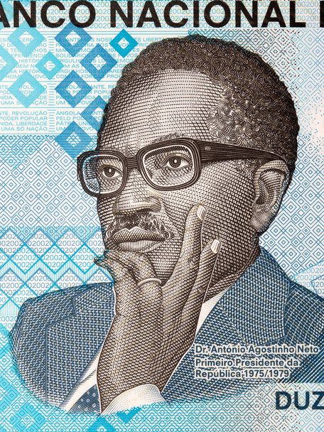 Agostinho Neto a portrait from Angolan money - Foto, Imagem