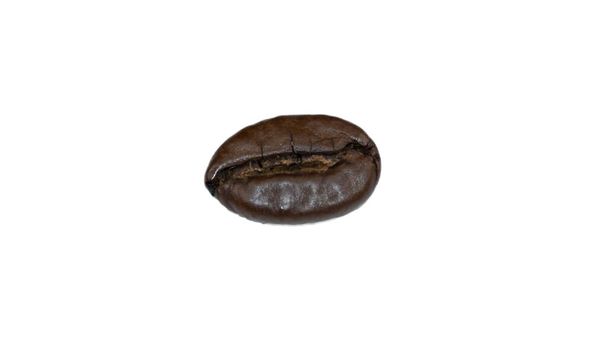 白で隔離されたコーヒー豆 - 写真・画像