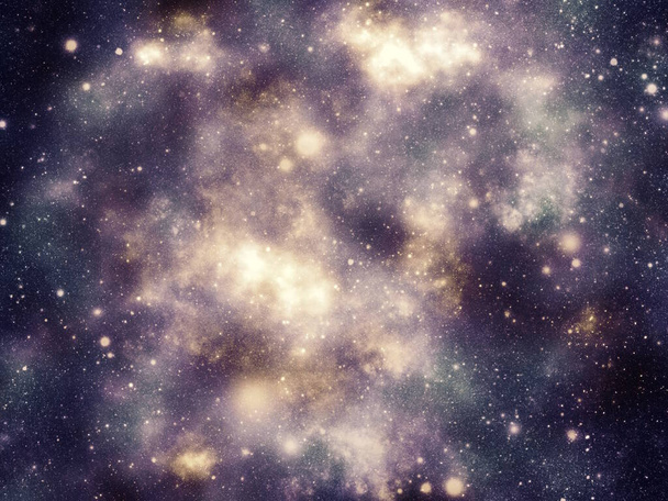 elvont kozmikus illusztrált háttér - Fotó, kép