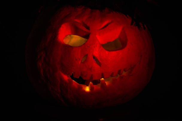 Abóbora engraçada no feriado de Halloween - Foto, Imagem