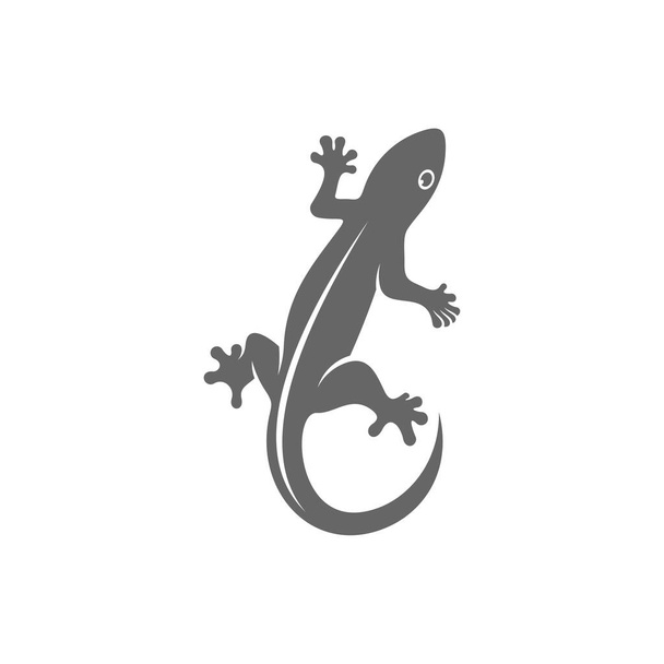 Logo jaszczurki wzór wektora projektu, Projekt ilustracji Jaszczurka, Symbol Ikona - Wektor, obraz