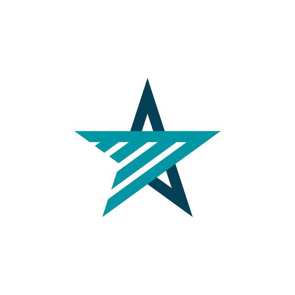Star logo tervezési vektor sablonja - Vektor, kép