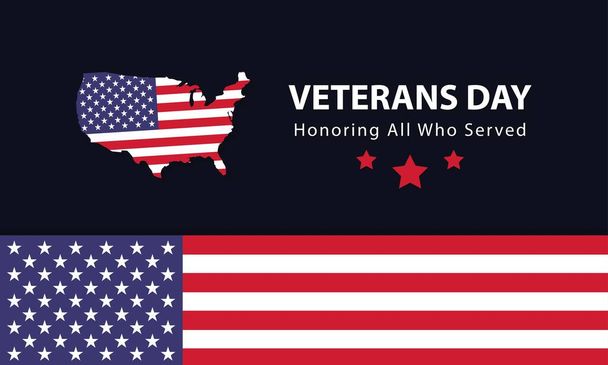 Día de los Veteranos, Día de los Caídos, Vector Patriota de Banner, Folleto, Imprimir Anuncio, Pegatina - Vector, imagen