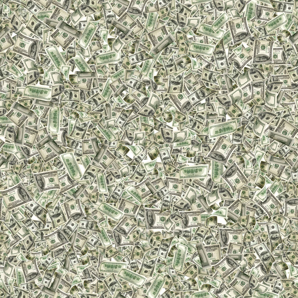 Dollars mustern uns Rechnung. WashingtonAmerikanisches Bargeld. Fallende USD-Geld isoliert auf weißem Hintergrund - Foto, Bild