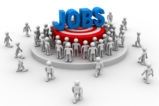 Jobs target around people - Photo, Image