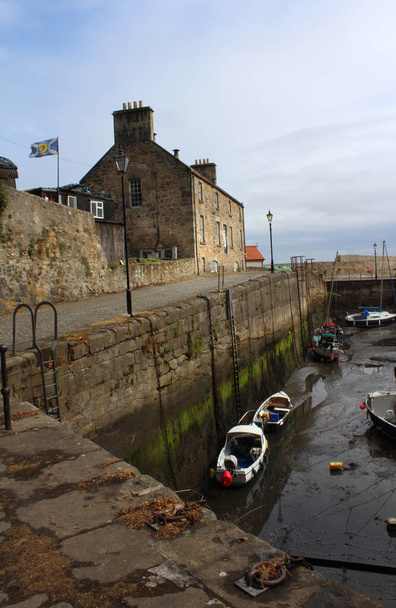 Vue sur le vieux port pittoresque de Dysart, à Kirkcaldy, Fife, Scotlan - Photo, image