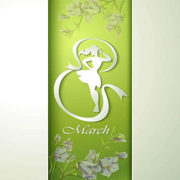 Happy Women's Day greeting card. - Photo, Image