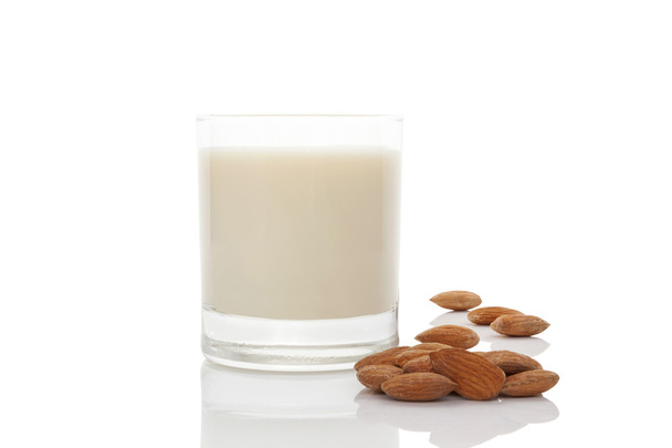 Almond milk. - Fotoğraf, Görsel