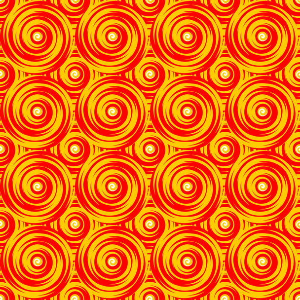 Design seamless colorful twirl pattern. Bright geometric circula - Vettoriali, immagini