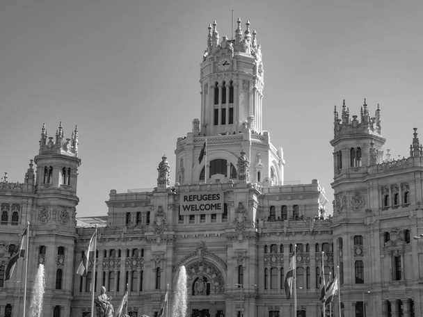 Madrid şehri İspanya 'da. - Fotoğraf, Görsel