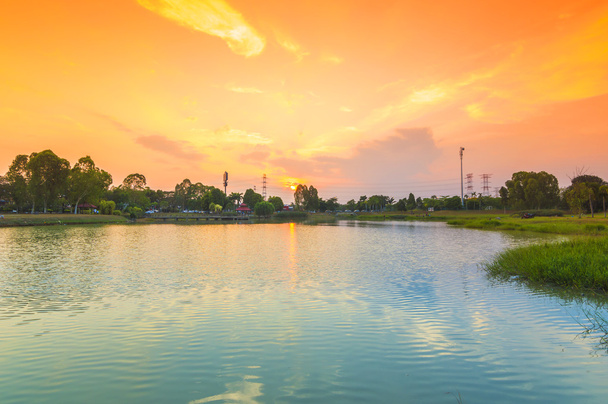 Lake sunset - Photo, Image