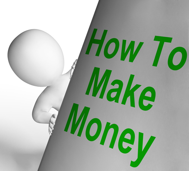 Πώς να κάνει χρήματα σήμα σημαίνει πλούτη και τον πλούτο - Φωτογραφία, εικόνα