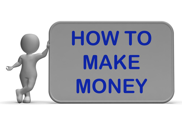 Comment faire signe d'argent signifie propager et générer des revenus
 - Photo, image