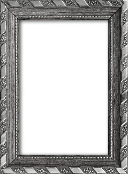 Leeg fotolijstje met een vrije binnenplaats, geïsoleerd op witte achtergrond - Foto, afbeelding