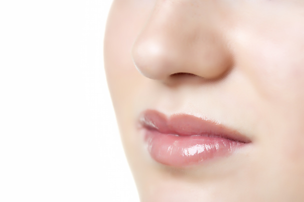 lippen van vrouw - Foto, afbeelding