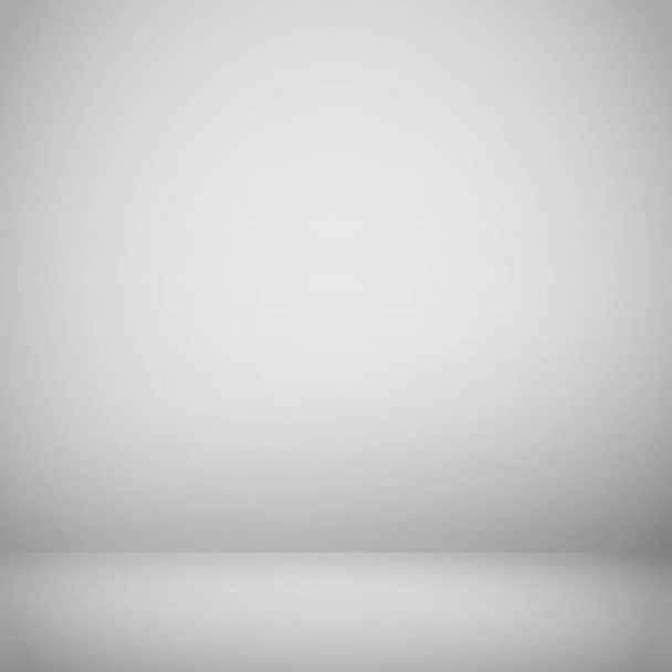 Bianco con sfondo grigio monolocale panoramico con bagliore bianco - Vettoriali, immagini