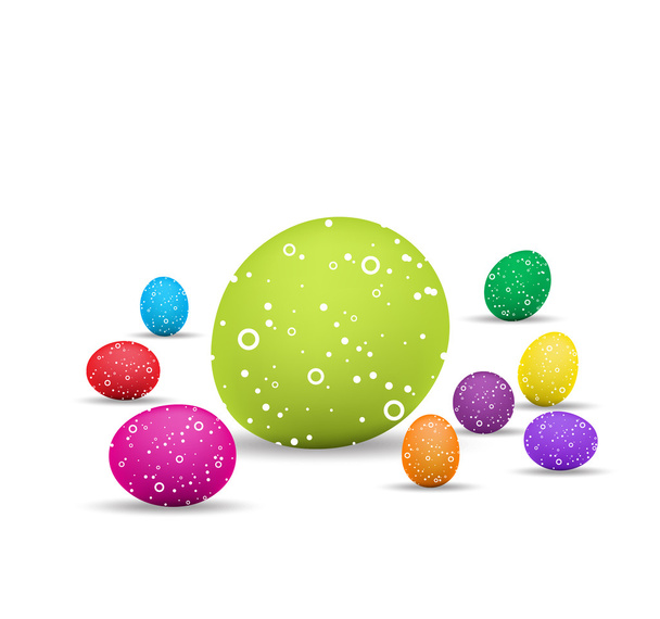 Easter eggs, happy easter - Vecteur, image