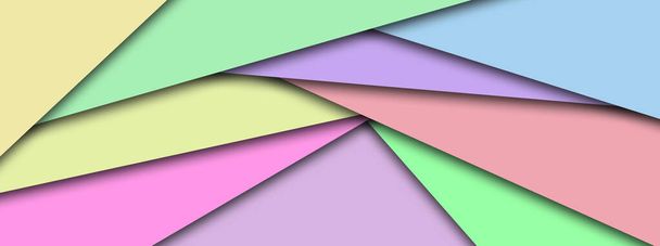 Astratto sfondo colorato con strati geometrici - Foto, immagini