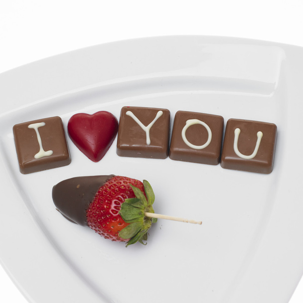 chocolade saint valentine - Foto, afbeelding