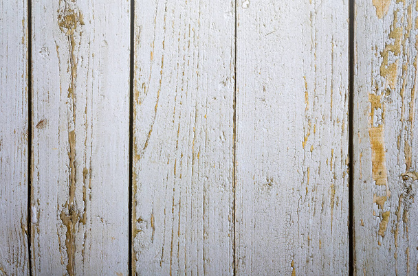 A closeup shot of a white wooden surface with a space for text - Foto, Bild