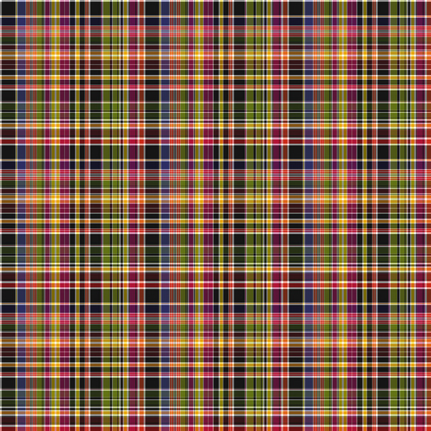 Stripe geometric multicolor plaid pattern background textile design - Photo, Image
