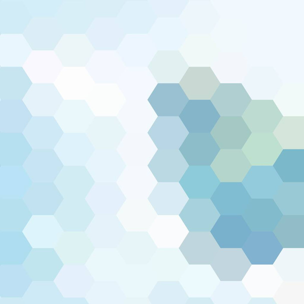Hexagonal Geometric Pattern Pastel sky blue. eps 10 - Vector, Image