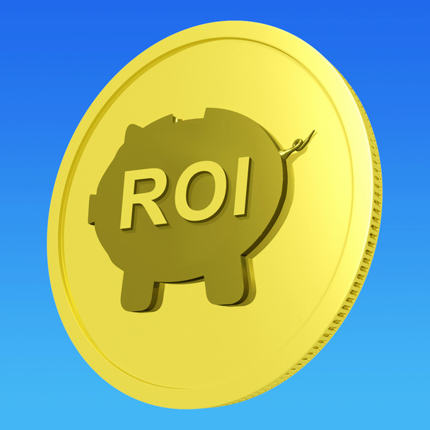 ROI Coin Shows Financial Return For Investors - Photo, Image