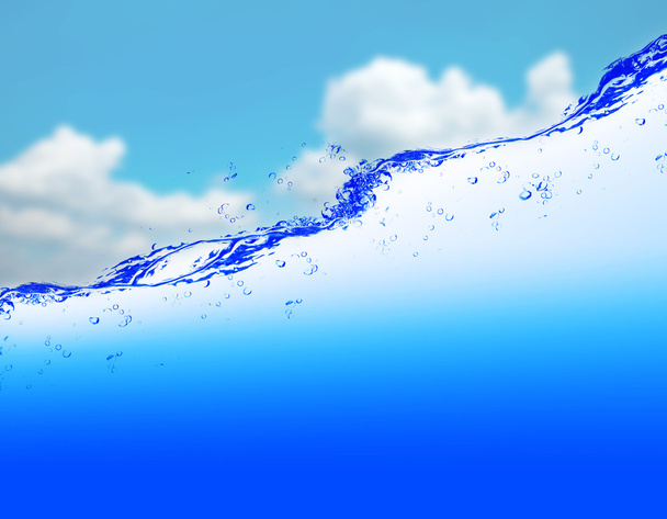 Agua azul - Foto, Imagen
