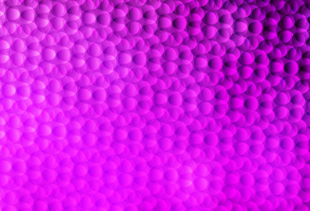 Light Purple vector background with spots. Blurred bubbles on abstract background with colorful gradient. Pattern for textures of wallpapers. - Vector, Image