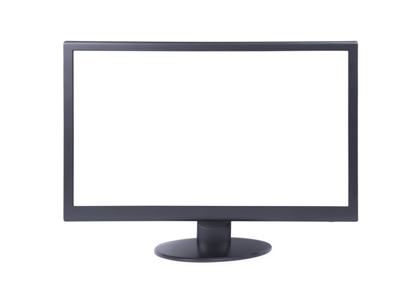 üres fehér monitor - Fotó, kép